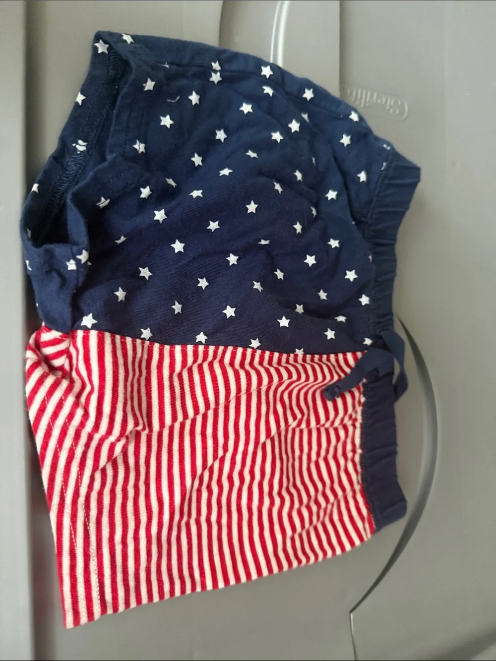 Carter's Red, White & Navy Star and Stripe Kids Shorts Set